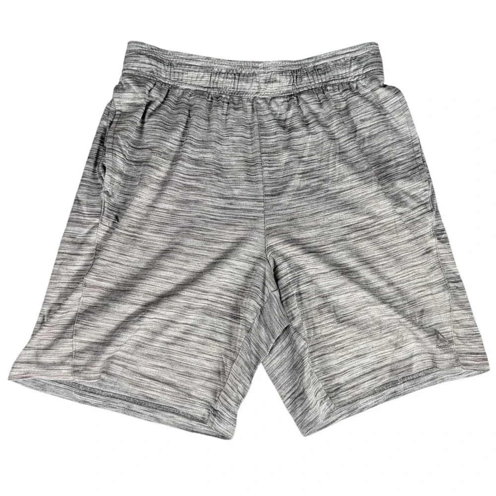 Reebok Mens Grey Space Dye Athletic Training Performance Shorts 5447